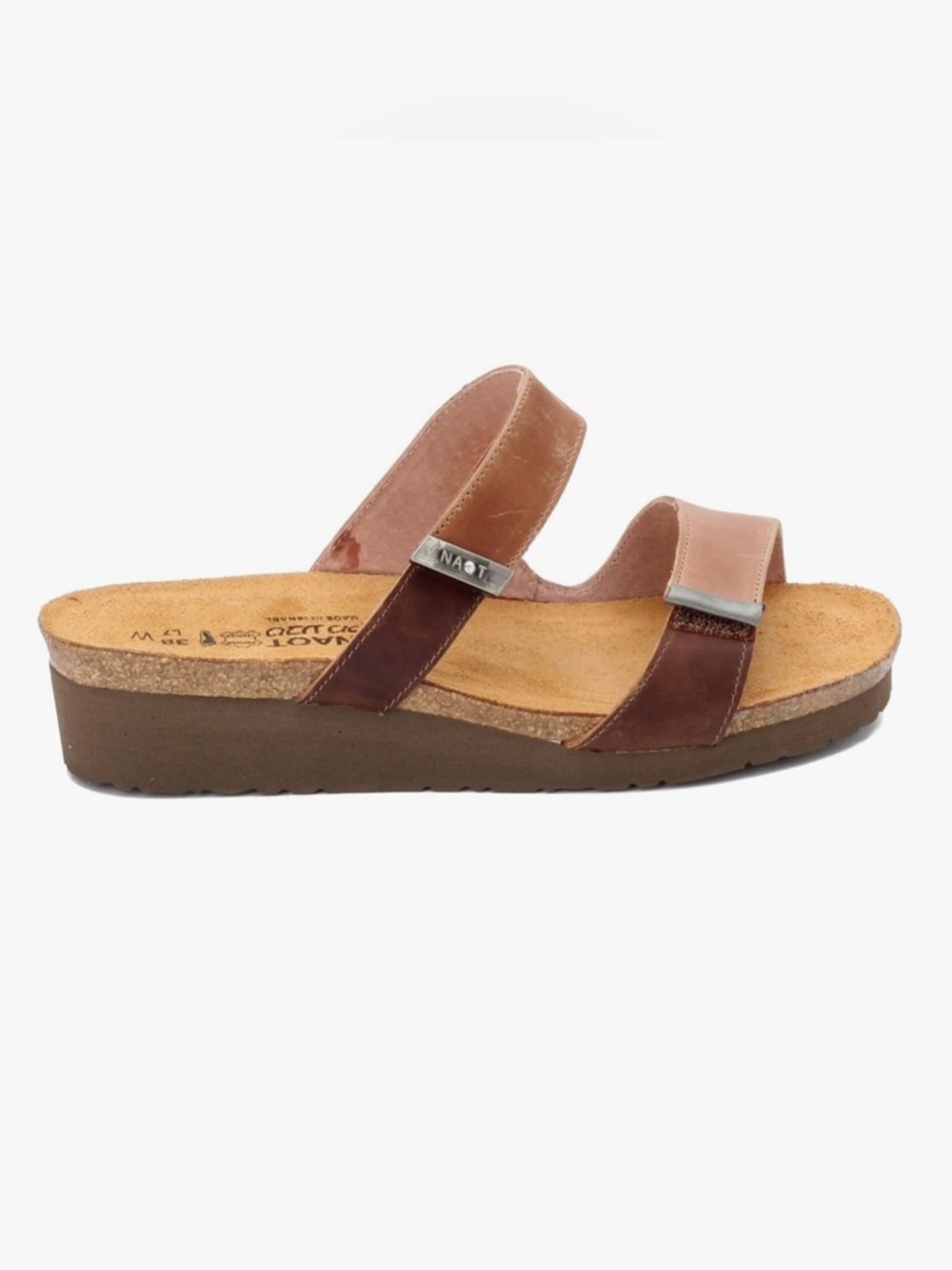 Naot Jacey Slide Sandals, 
Women’s Size:  US 9, EU 40. Wide, New